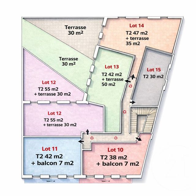 Appartement T1 à vendre - 1 pièce - 30.0 m2 - TRETS - 13 - PROVENCE-ALPES-COTE-D-AZUR - Century 21 S.C.A Immobilier